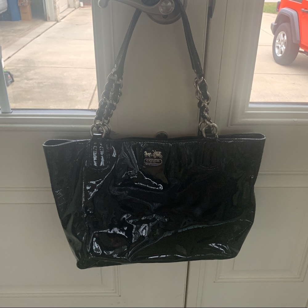 Black Coach purse and wallet